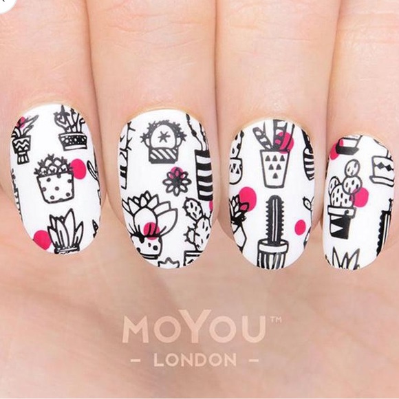 MoYou London nail art stamping plate Hipster 16 NWOT - Picture 3 of 6